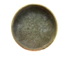 Tiramisu Brown Resin Round Serving Tray In Brown