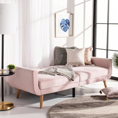Safavieh Chelsea Foldable Futon Bed In Pink