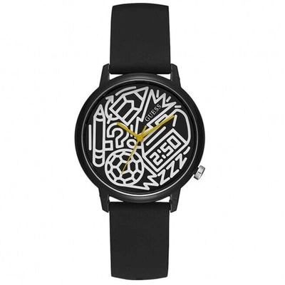 Guess Designer Women's Watches Women's Quartz Analogue Watch In Noir