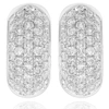 Diana M. Fine Jewelry 14k 1.19 Ct. Tw. Diamond Earrings In Silver