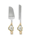 Tiramisu Cumulus Crystal Cake Server Set In Gold