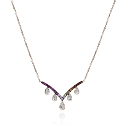 Diana M. Diamond Necklace In White