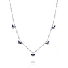 Diana M. Diamond Necklace In Silver