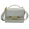 Alexander Mcqueen Women's The Story Ivory Leather Cross-body Bag In White