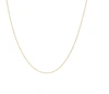 A & M 14k Gold Puff Heart Charm Necklace