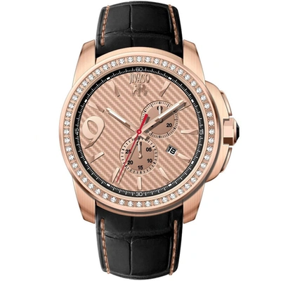 Jivago Men's Rose Gold Dial Watch In Beige