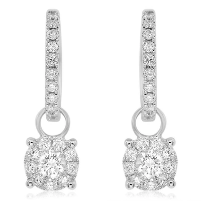 DIANA M. DIAMOND EARRINGS