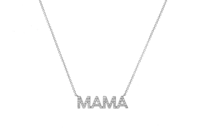 Diana M. Diamond Necklace In Silver