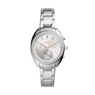 Fossil Women's Vale Chronograph, Stainless Steel Watch In Silver