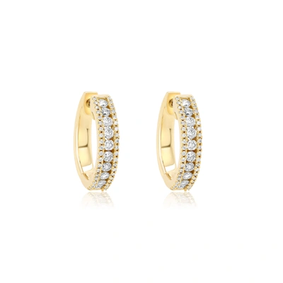 Diana M. Diamond Earrings In White