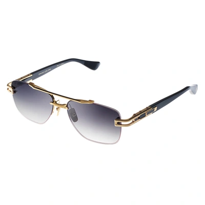 Dita Dts138-a-01-z Grand-evo One Square-frame Titanium Aviator Sunglasses In Gold