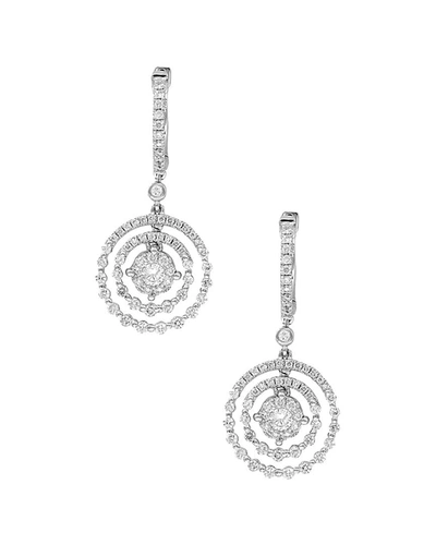 Diana M. Diamond Earrings In Silver