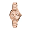 FOSSIL WOMEN'S EEVIE MULTIFUNCTION, ROSE GOLD-TONE STAINLESS STEEL WATCH
