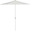 Safavieh Hurst 9 Ft Push Up Umbrella In Brown