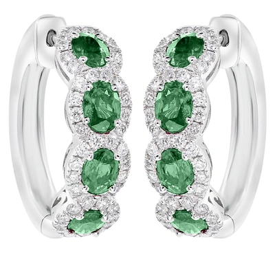 Diana M. Diamond Earrings In Silver