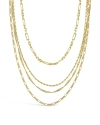 Sterling Forever Women's Multi Chain Layered Necklace In Gold