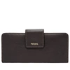 Fossil Women's Madison Leather Clutch In Grey