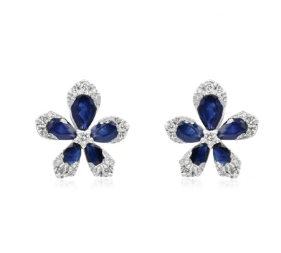 Diana M. Diamond Earrings In Gold