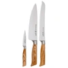 Messermeister Oliva Elite 3 Piece Starter Set In Silver