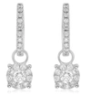 Diana M. 14k 0.91 Ct. Tw. Diamond Earrings In Silver