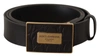 DOLCE & GABBANA Dolce & Gabbana Leather Square Buckle Cintura Men's Belt
