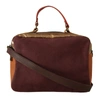 Ebarrito Multicolor Genuine Leather Shoulder Strap Messenger Bag In Red