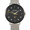 NIXON ARROW MILANESE BLACK/ABYSSE 38MM STAINLESS STEEL WATCH A1238-2971