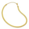 Savvy Cie Jewels 18k Gold Herringbone 6.5mm Wide In White