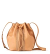 The Sak Ivy Drawstring Bucket Bag In Orange