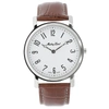 Mathey-tissot Men's City White Dial Watch In Silver