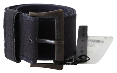 ERMANNO SCERVINO WIDE SQUARE RUSTIC BUCKLE WOMEN'S BELT