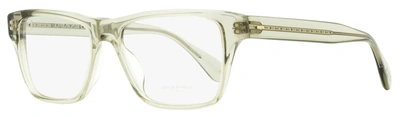 Oliver Peoples Men's Osten Eyeglasses Ov5416u 1669 Crystal Gray 54mm In White