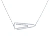 Diana M. Fine Jewelry 14k 0.37 Ct. Tw. Diamond Necklace In Silver