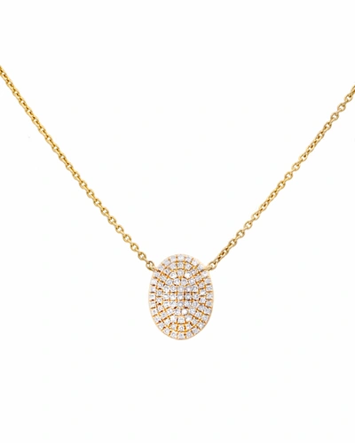 Diana M. Diamond Necklace In Gold