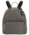 TOMMY HILFIGER JULIA MONOGRAM JACQUARD DOME BACKPACK, CREATED FOR MACY'S