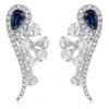 Diana M. Diamond Earrings In Silver