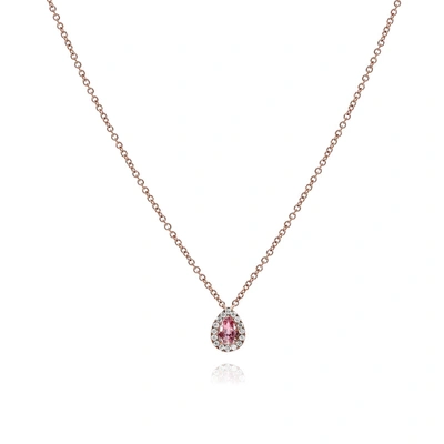 Diana M. Diamond Necklace In Gold