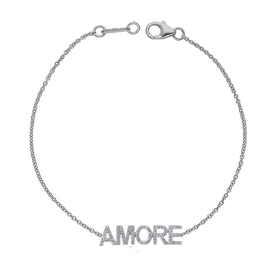 Diana M. Diamond Bracelet In Silver
