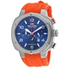 Seapro Guardian Chronograph Quartz Blue Dial Mens Watch Sp3345 In Silver