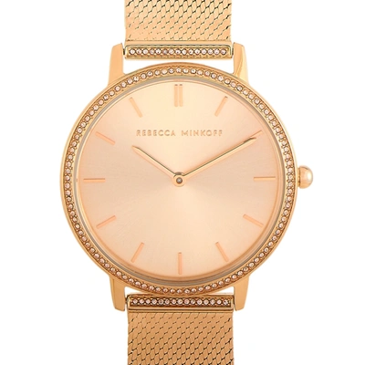 Rebecca Minkoff Major Gold-tone Watch 2200393 In Gold Tone / Rose / Rose Gold Tone