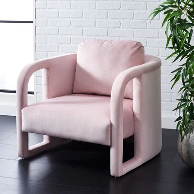 Safavieh Fifer Accent Chair In Pink