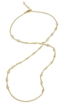 SAVVY CIE JEWELS GOLD DOUBLE TOE ANKLET