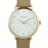 NIXON ARROW LEATHER ROSE GOLD/GRAY WATCH A1091-2239-00