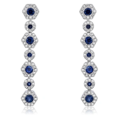 Diana M. Diamond Earrings In Silver