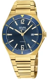 Gevril Men's High Line Automatic Watch Ipyg Case, Top Ring In Blue Sapphire Crystal, Stainless Steel Ipyg B In Blue