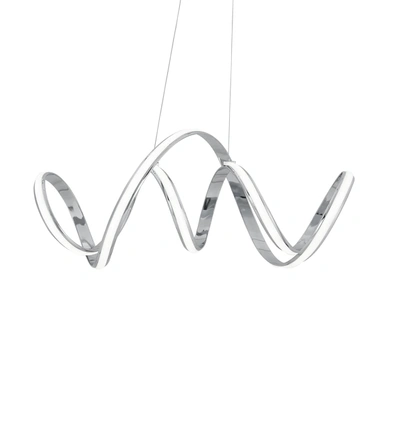Finesse Decor Seville Led Chandelier In Silver