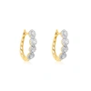 Diana M. Diamond Earrings In White
