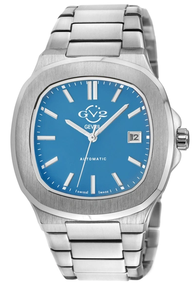 Gv2 Automatic Men's Potente Sky Blue Dial 316l Stainless Steel Bracelet Watch