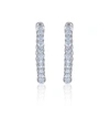 Diana M. Diamond Earrings In White