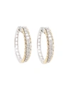 Diana M. Diamond Earrings In Gold